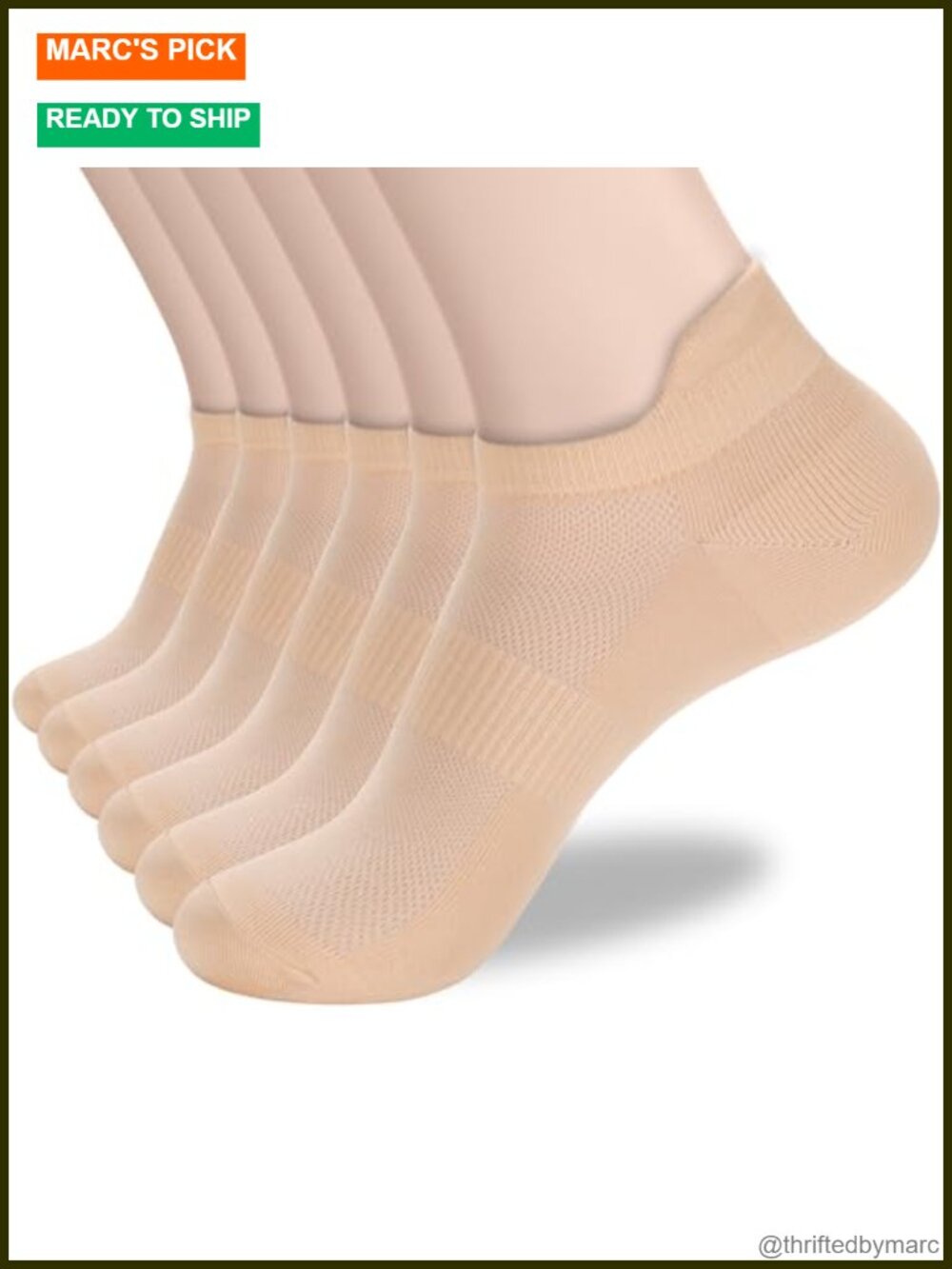 Ankle Socks Thin Athletic Running Low Cut No Show Socks With Heel Tab 6-12 Pairs